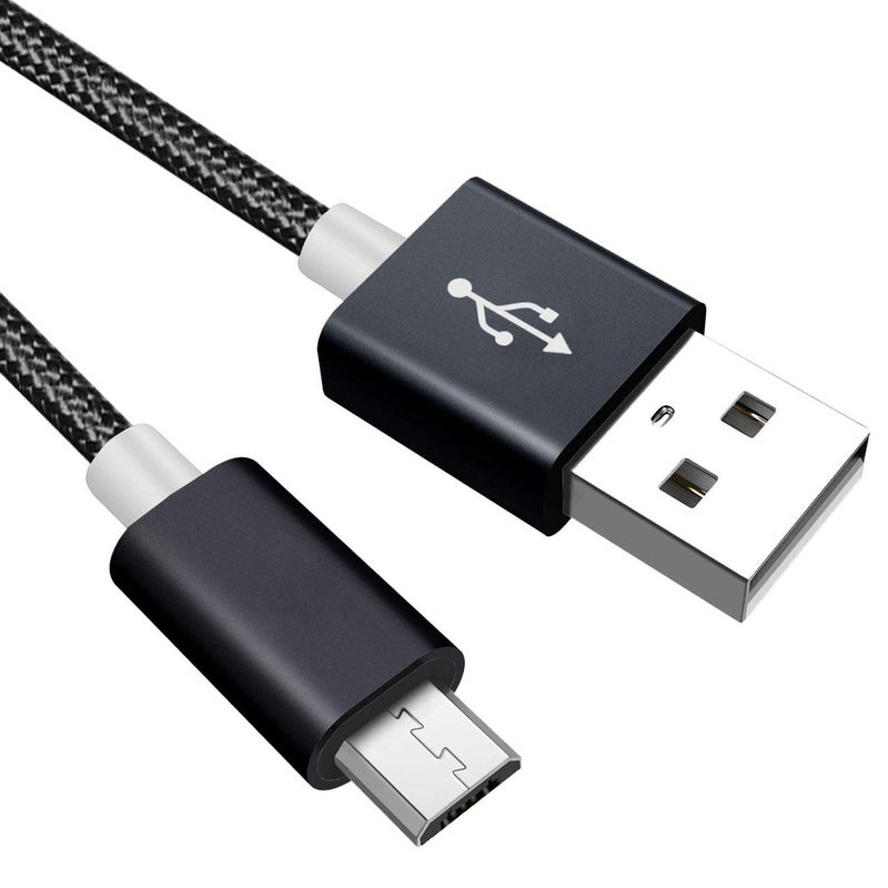 Akingdleo Replacement PS4 Controller Charging Cable Sync Cord, Play and Charger Cable Compatible for PS 4/ DualShock 4/ PS4 Slim/ PS4 Pro/Xbox One/One S/Xbox One Elite/Xbox One X Controllers (3.3ft)(BLACK) - Image 1